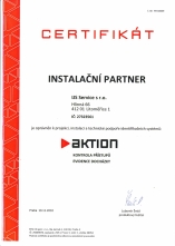  IJS certifikát instalační partnerrf